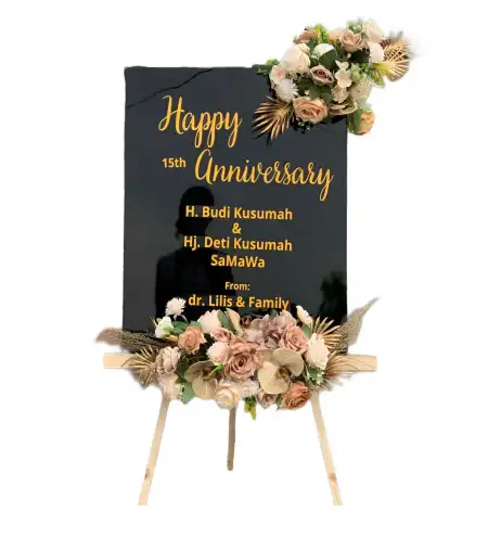 Papan Bunga Akrilik Takisung